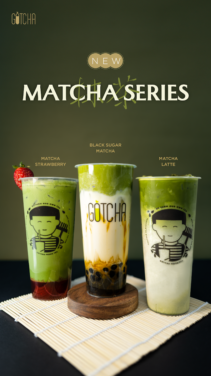 Menu, Gotcha Fresh Tea - Eastland