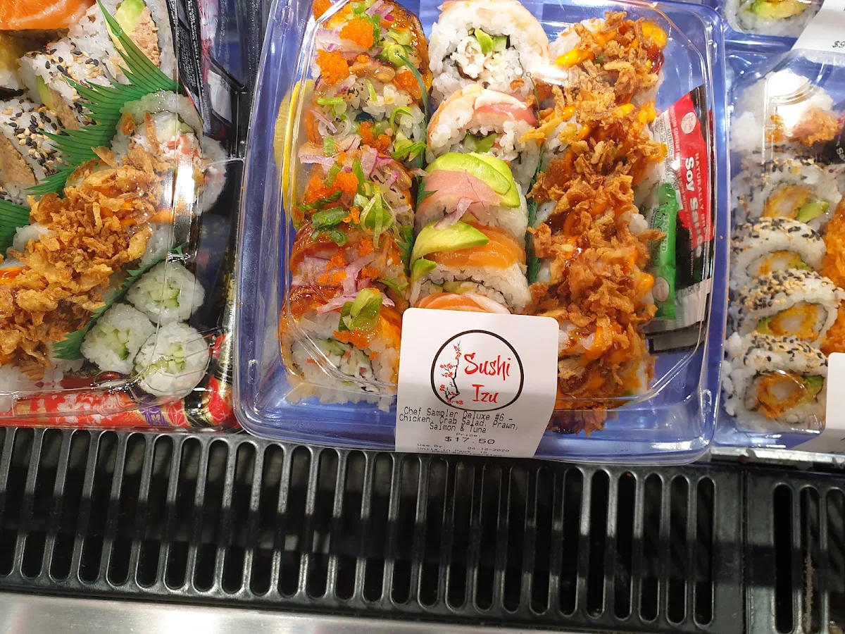 Menu, Sushi Izu