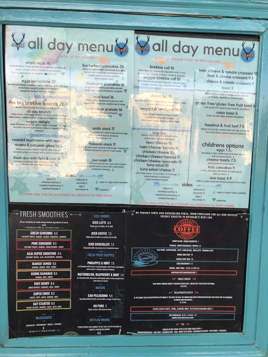 Menu, The Brass