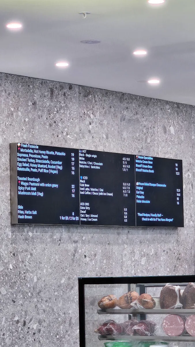 Menu, Good Boys Deli