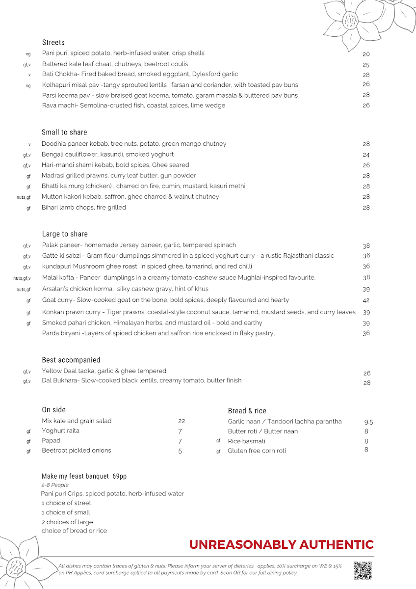 Menu, Kahaani