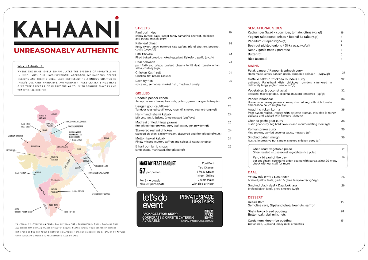 Menu, Kahaani