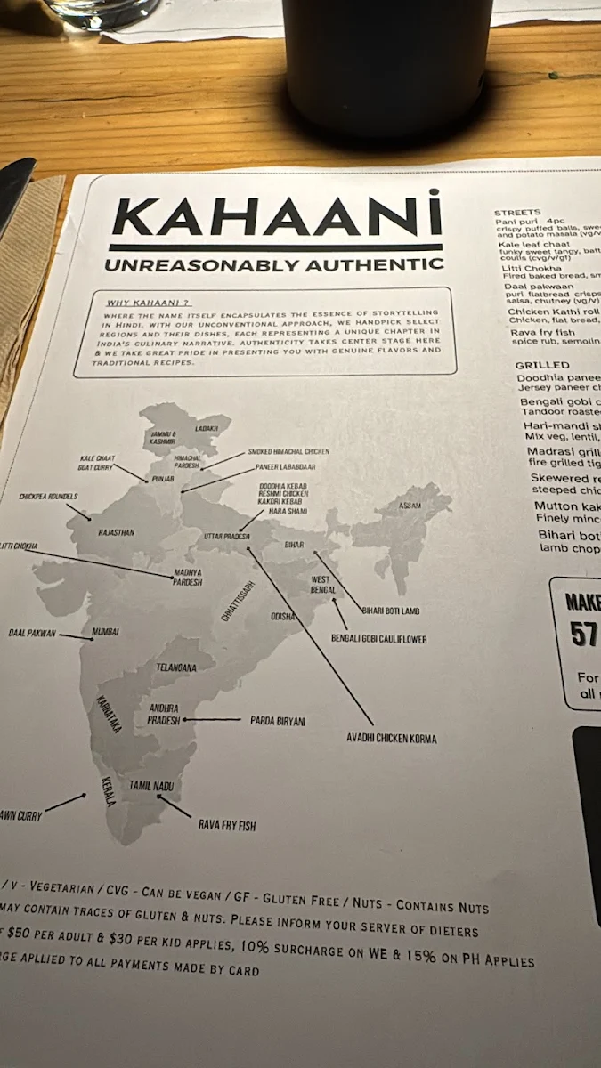 Menu, Kahaani