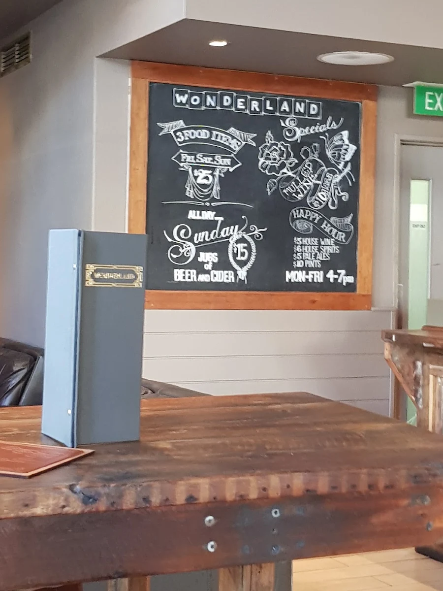 Menu, Wonderland