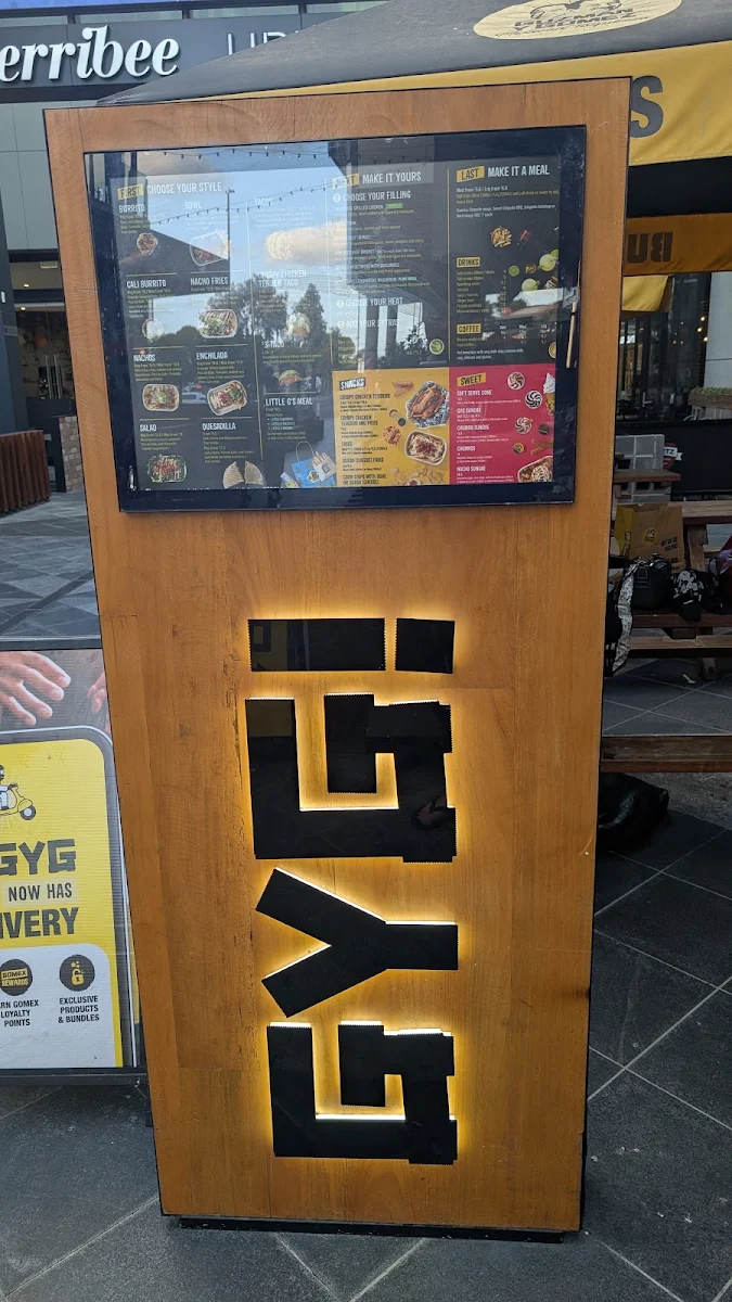 Menu, Guzman y Gomez - Werribee