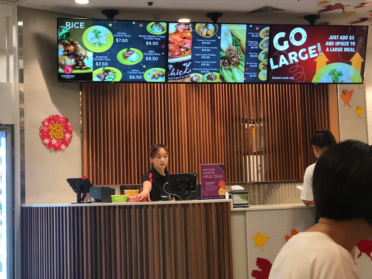 Menu, Chicken Rice Corner (Raine Square)
