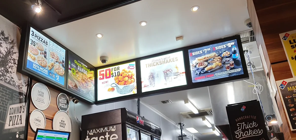 Menu, Domino's Pizza Bundoora
