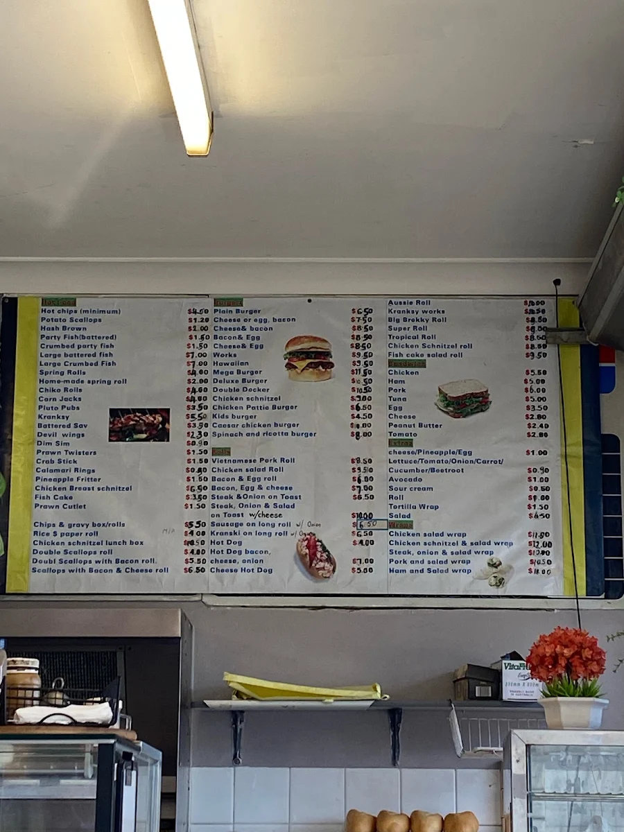 Menu, Desas Take Away & Vietnamese