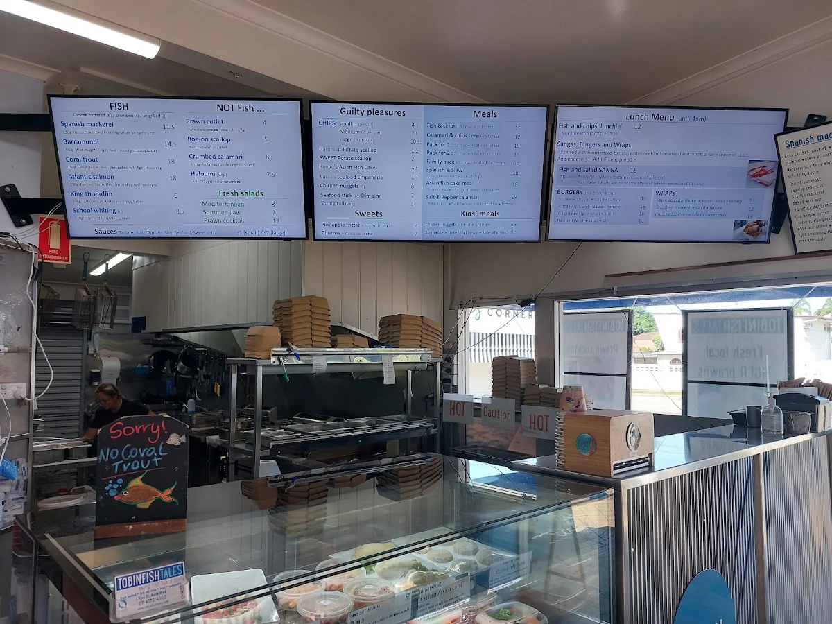 Menu, Tobin Fish Tales