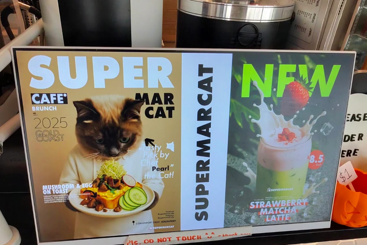Menu, SupermarCat Cat Café