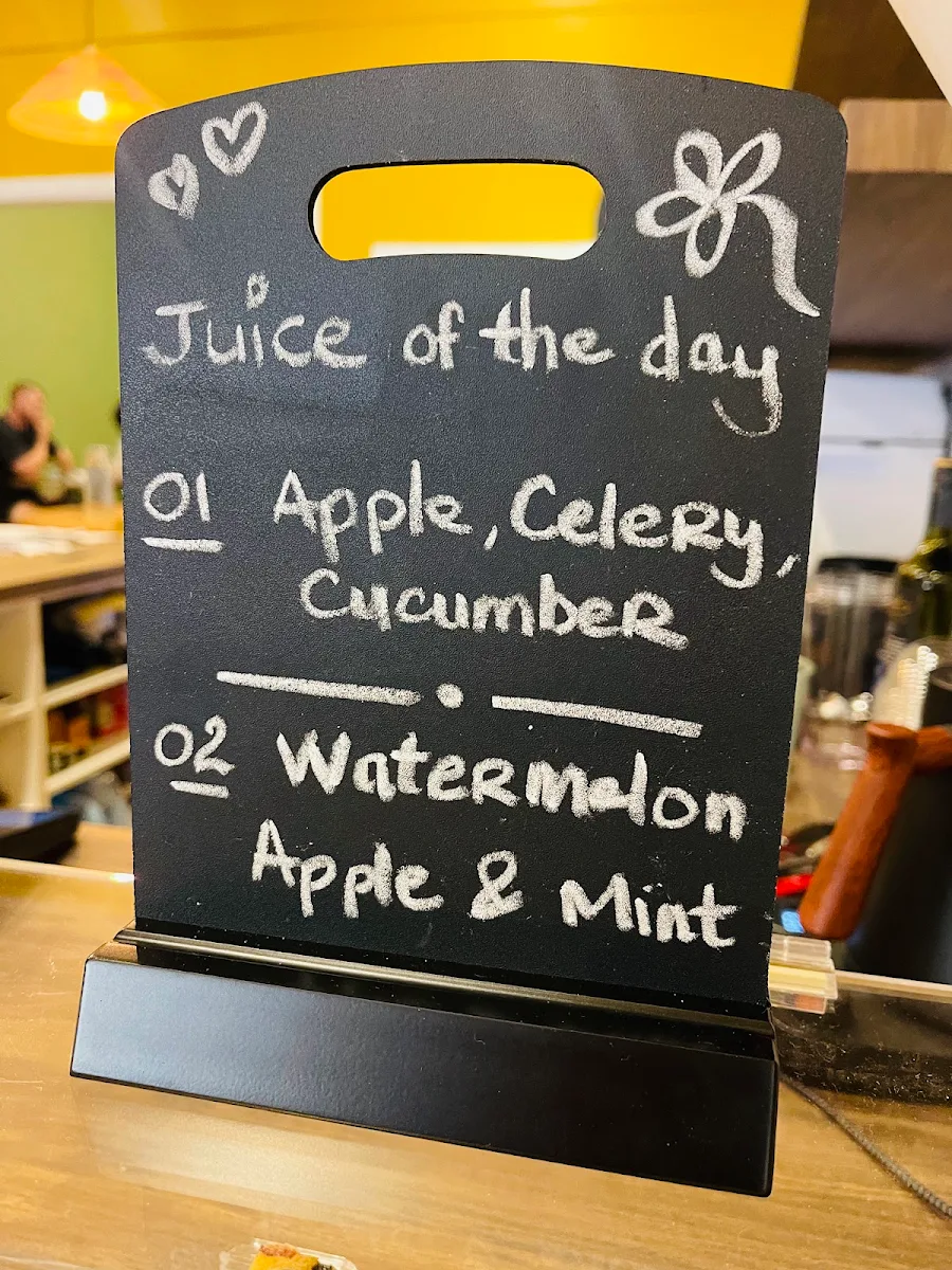 Menu, The Spot in Tanunda