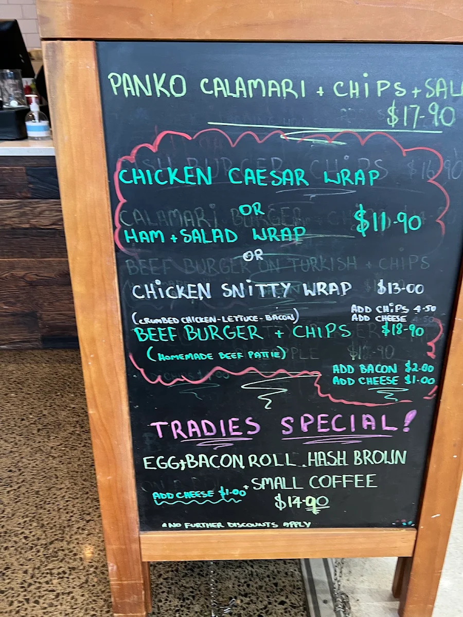 Menu, Coffee Guru Vincentia