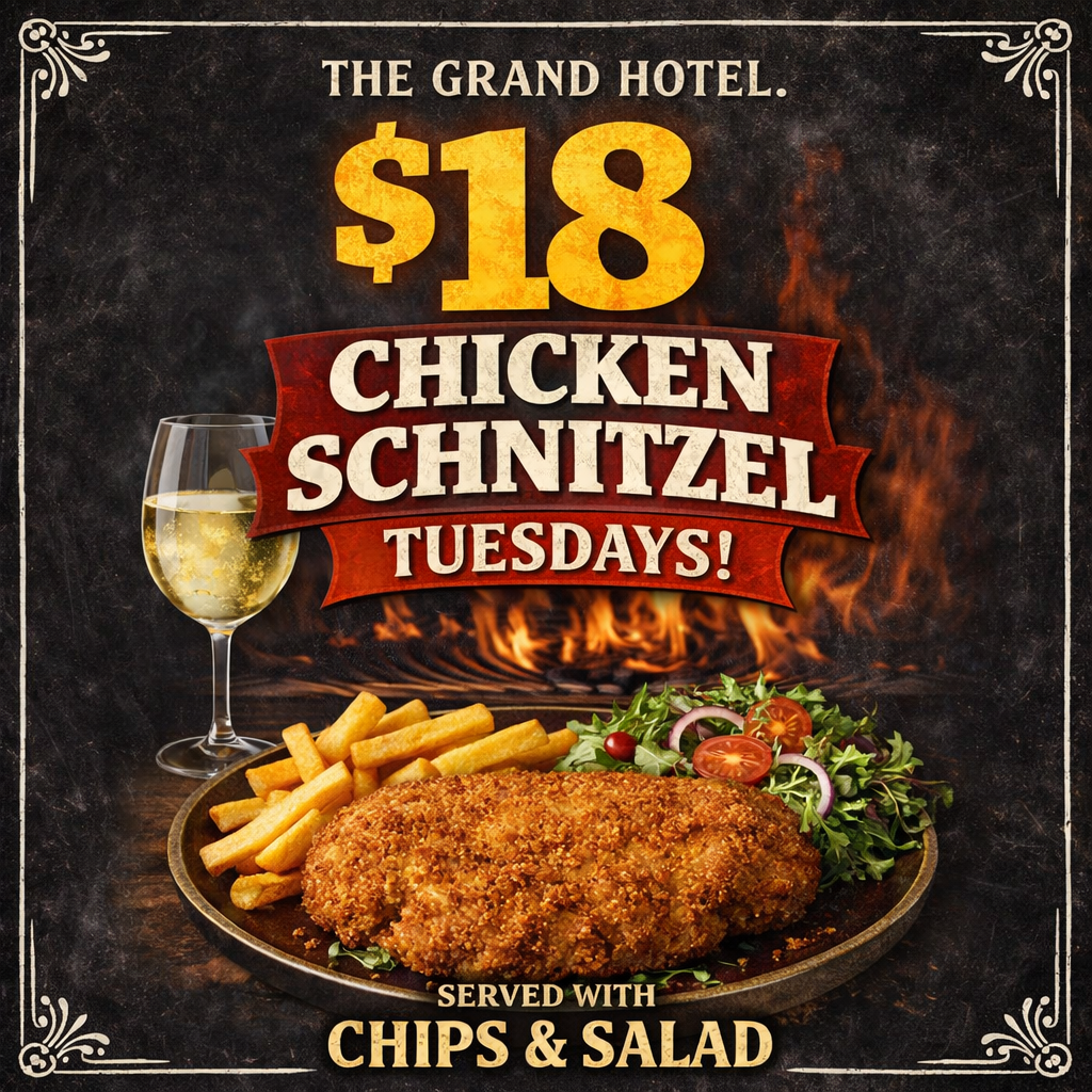 Menu, The Grand Hotel