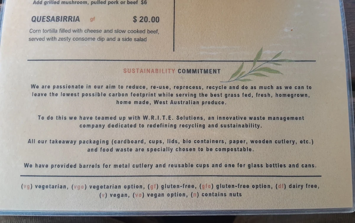 Menu, The Orange Box