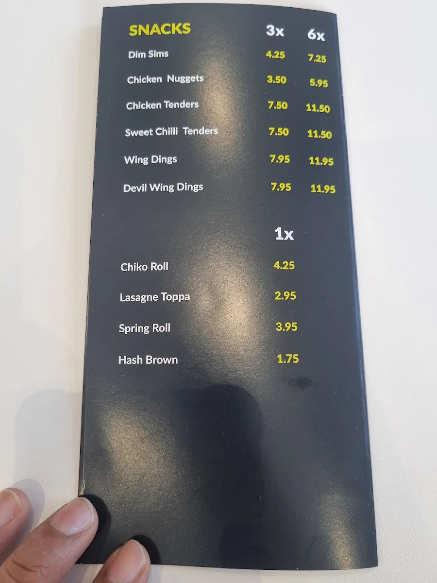 Menu, Subway Port Wakefield