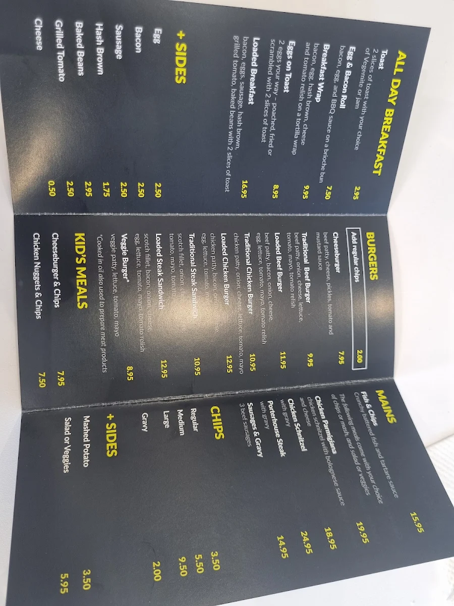 Menu, Subway Port Wakefield