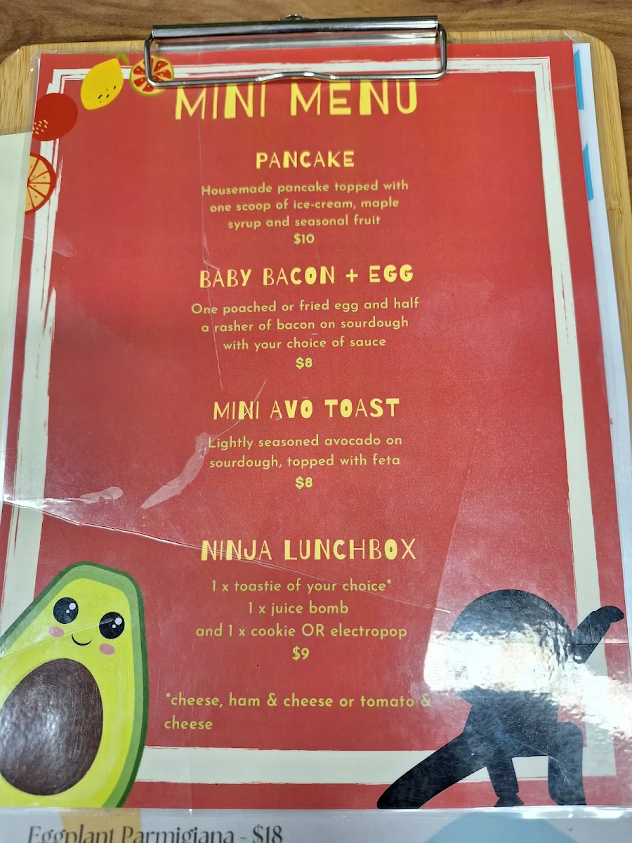 Menu, The Forest Blend Cafe