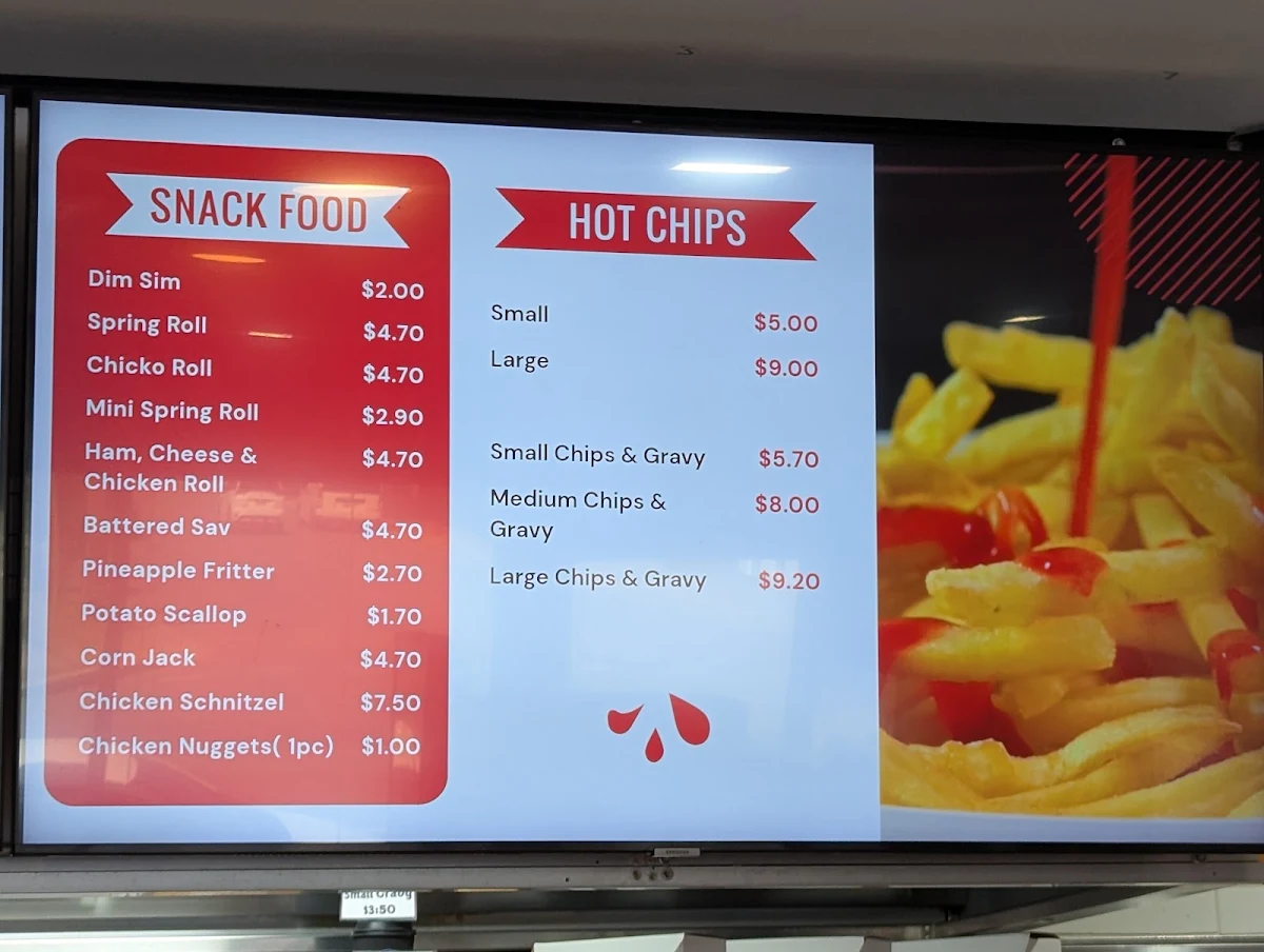 Menu, Golden Chicken