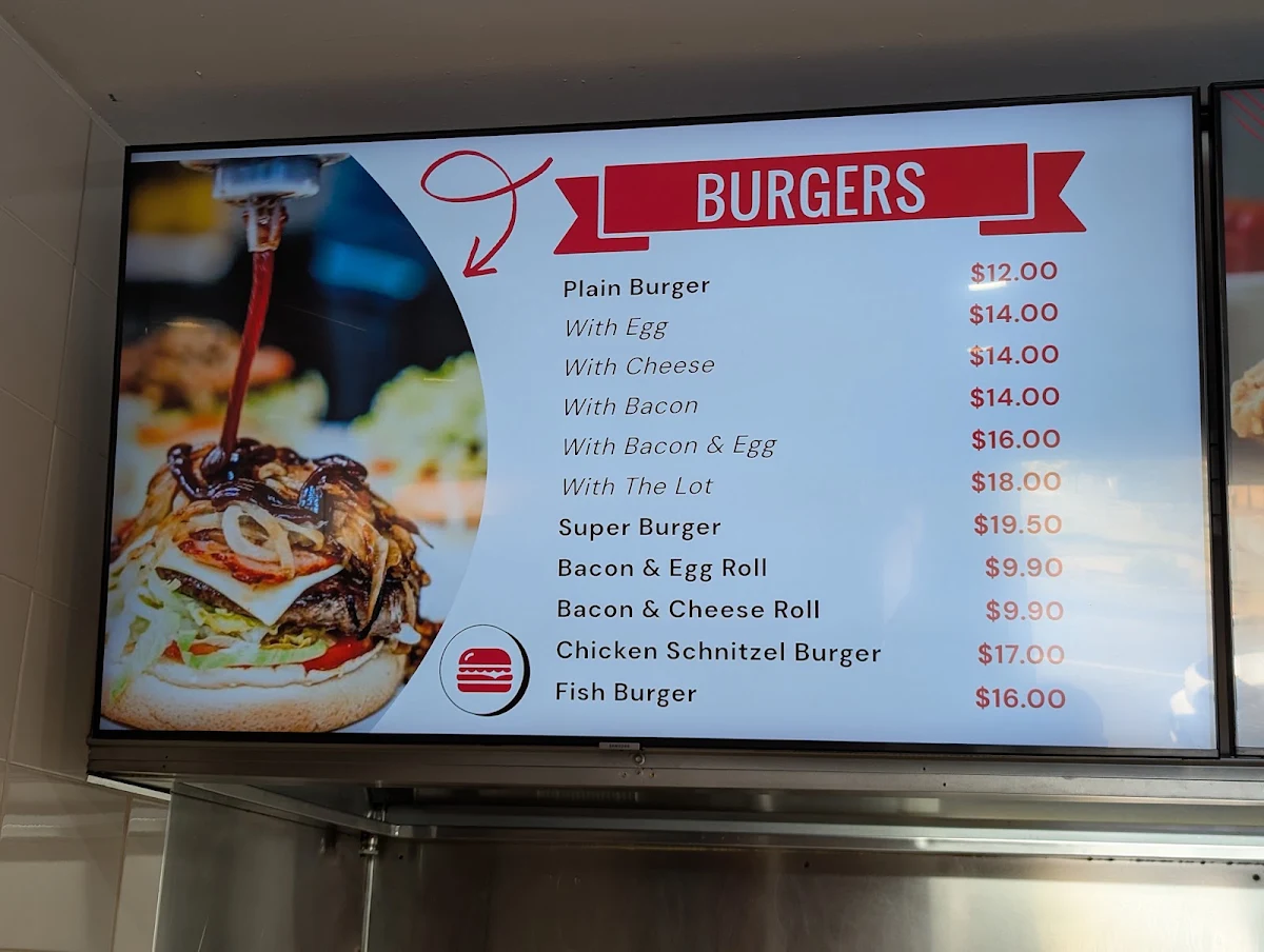 Menu, Golden Chicken