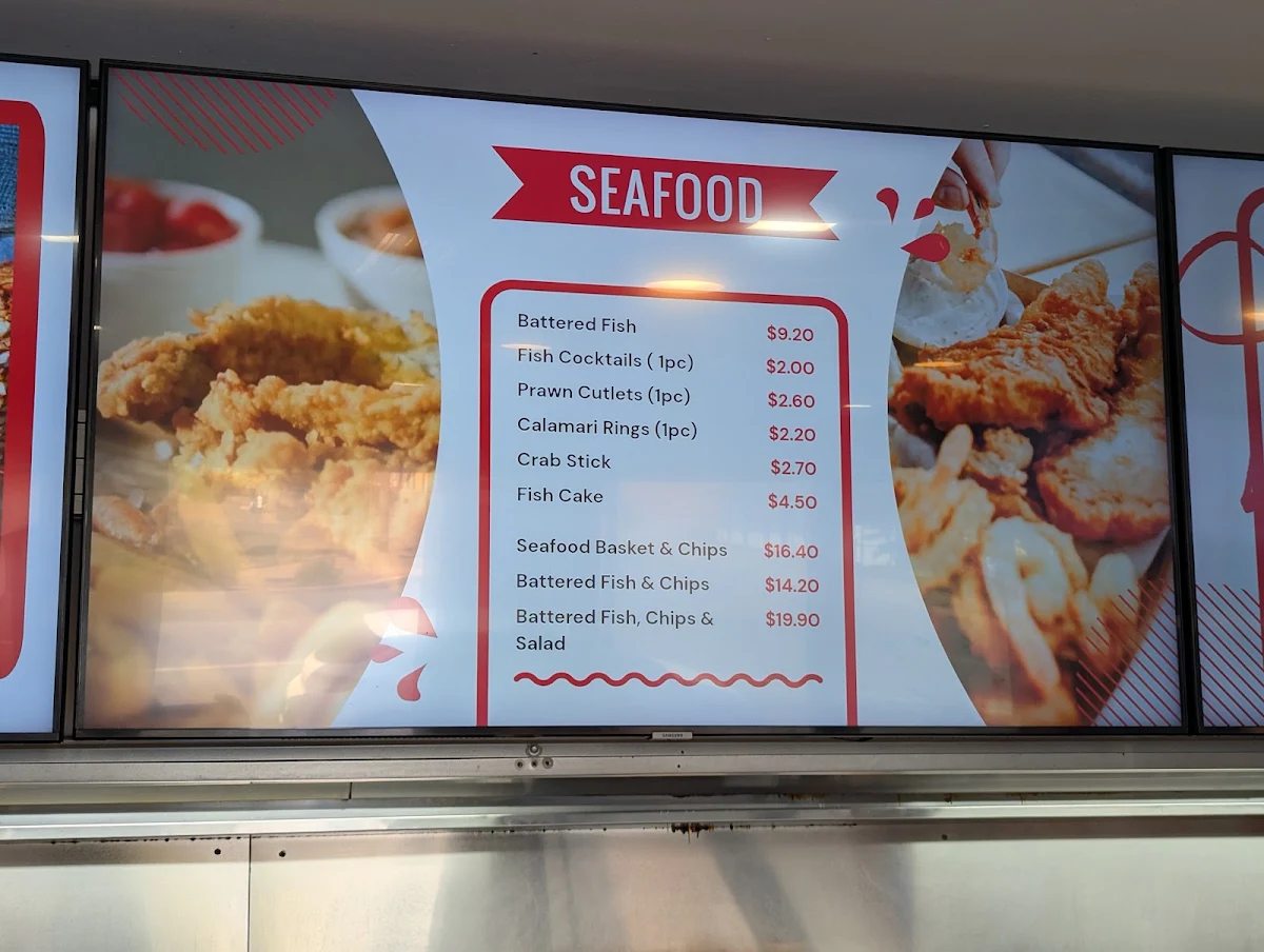 Menu, Golden Chicken