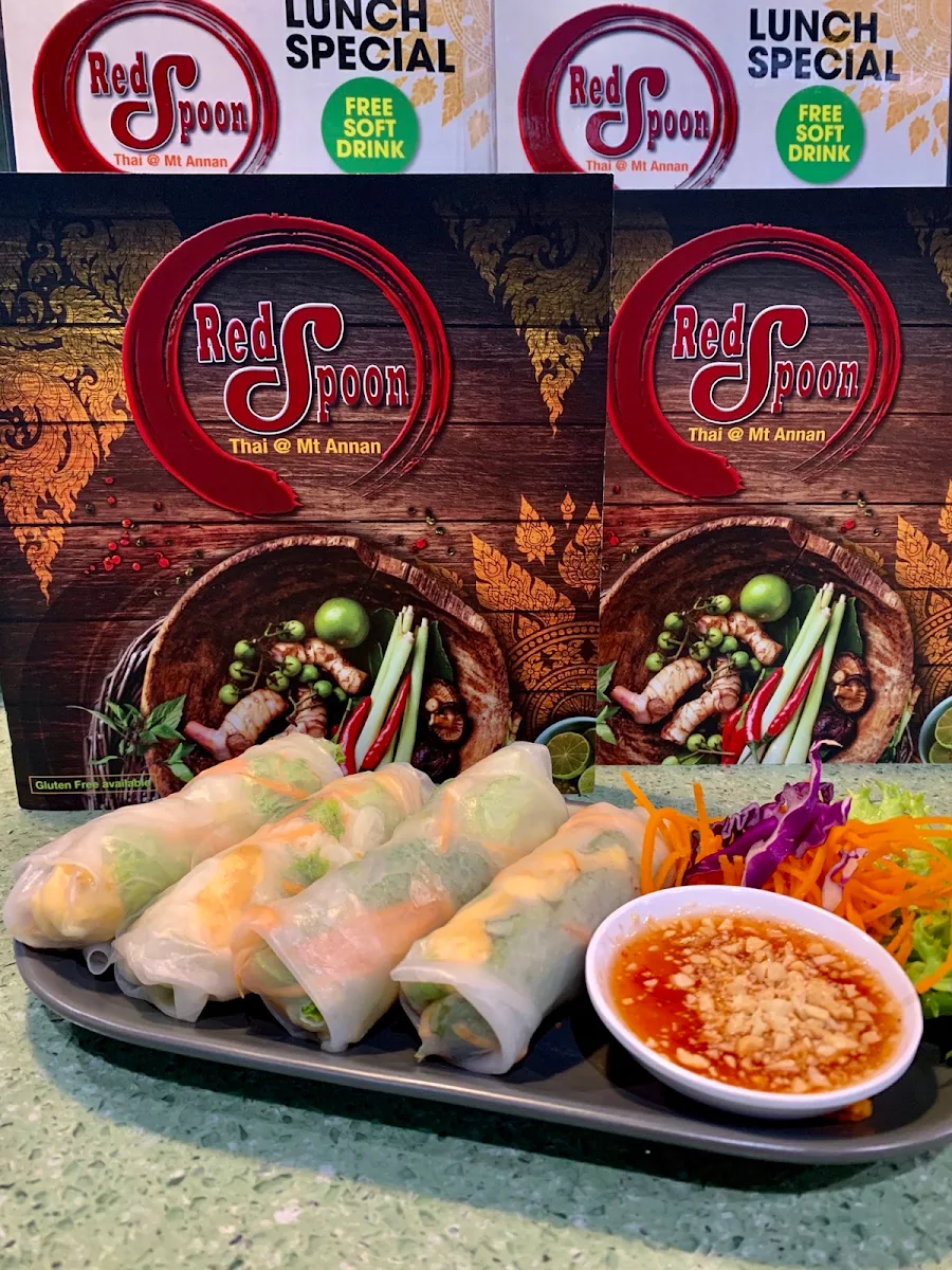 Menu, Red Spoon Thai @ Mt Annan