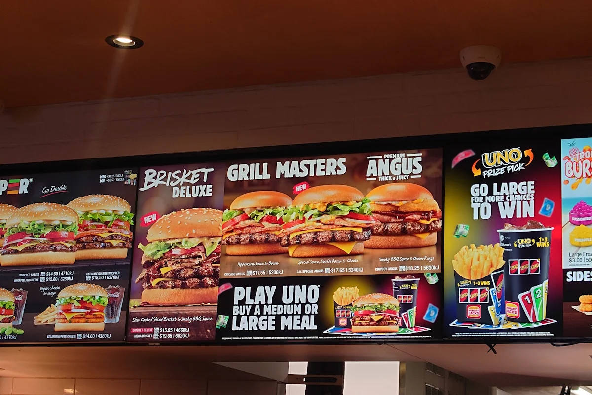 Menu, Hungry Jack’s