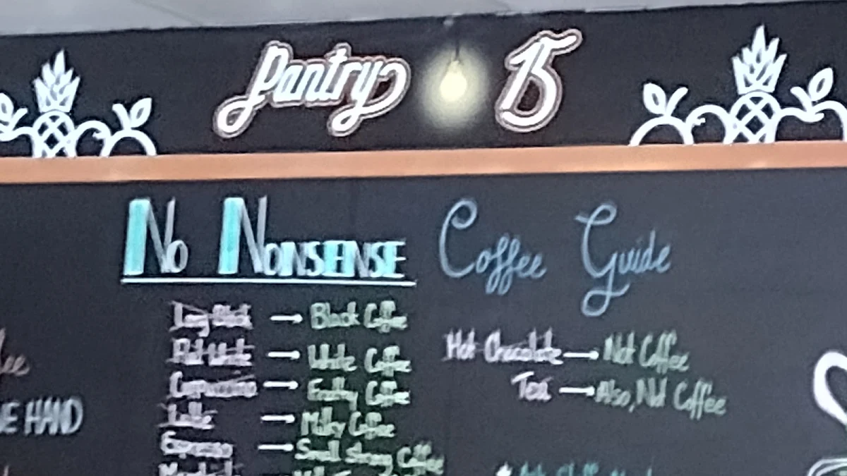 Menu, Pantry 15