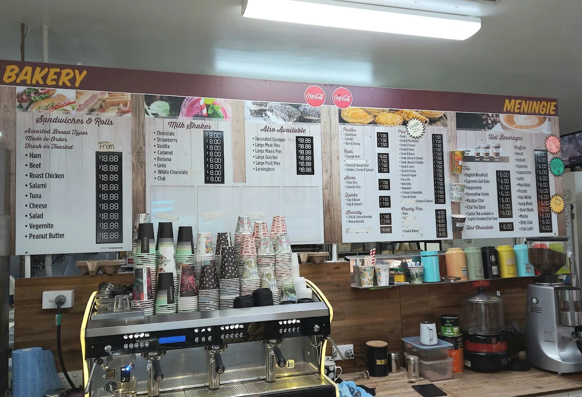 Menu, Meningie Bakery