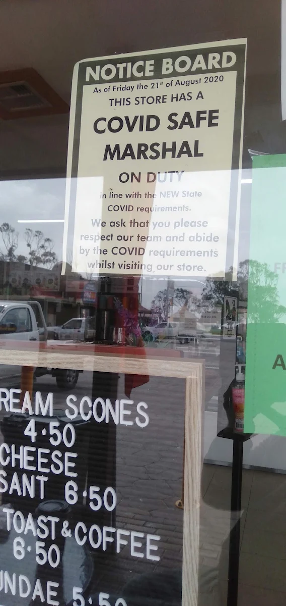 Menu, Meningie Bakery