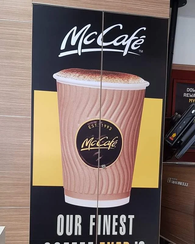 Menu, McDonald's Kew