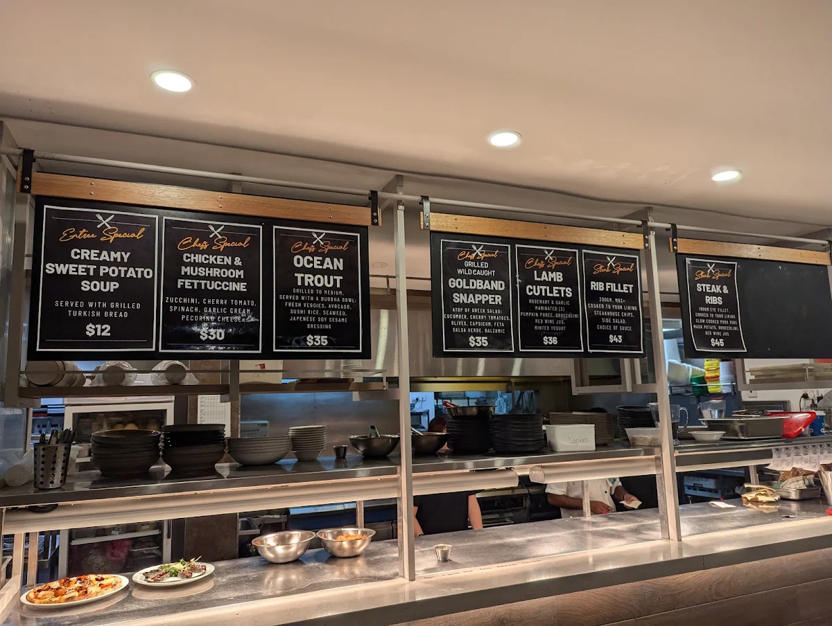 Menu, Alex Surf Club