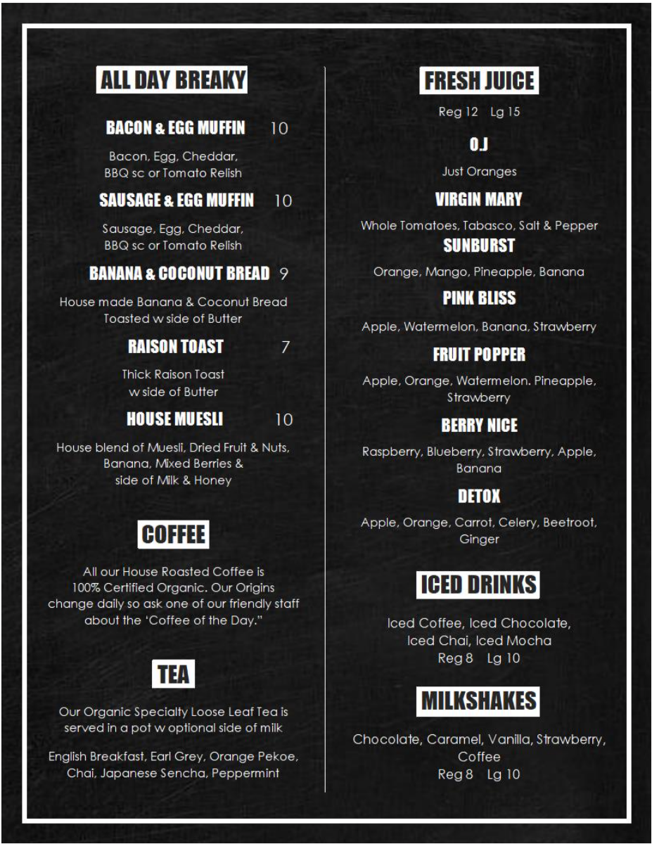 Menu photo 1