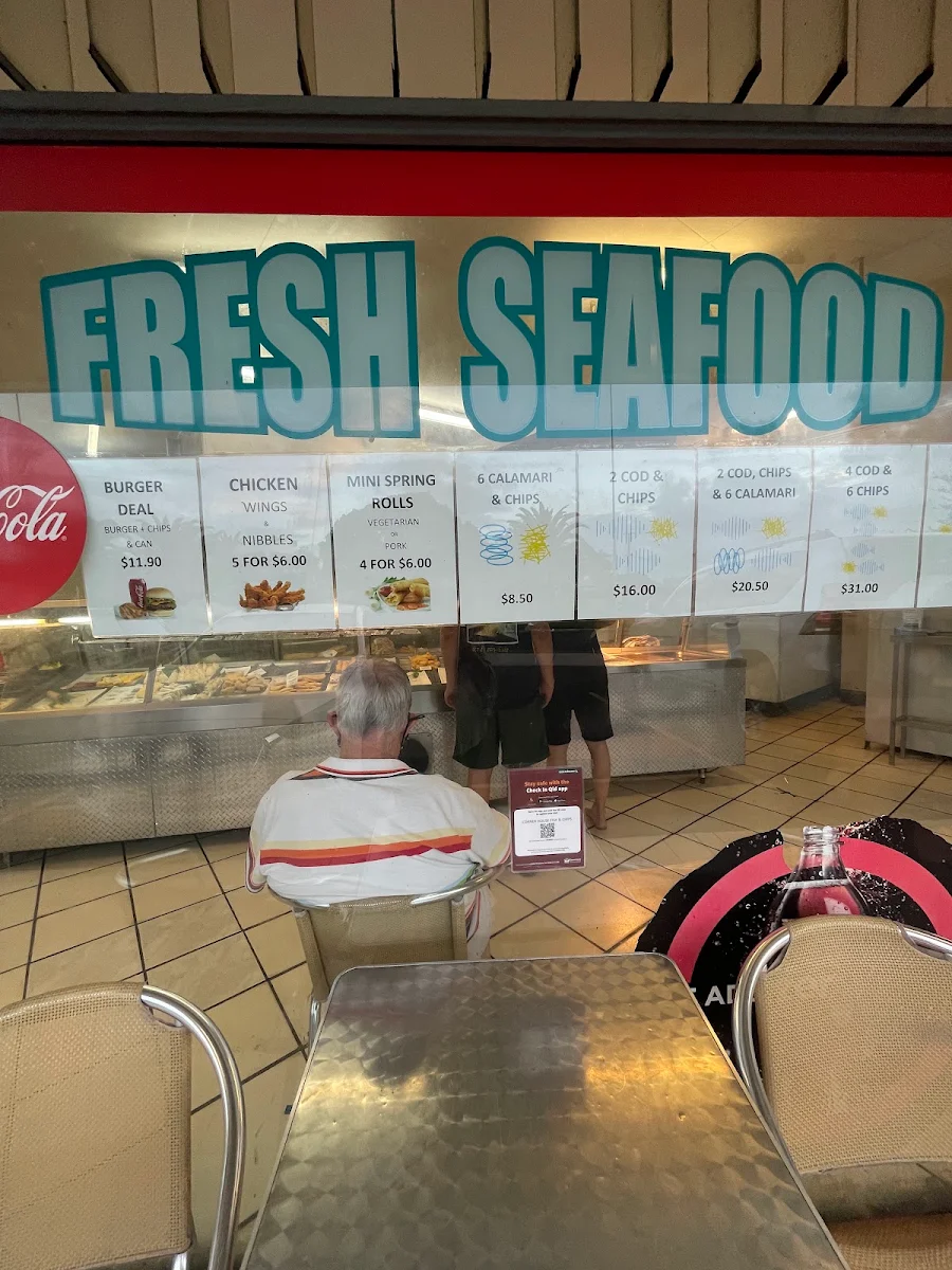 Menu, Corner House Fish & Chips