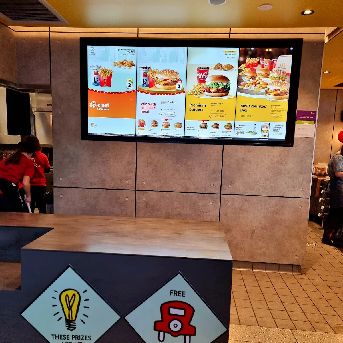 Menu, McDonald's Rhodes