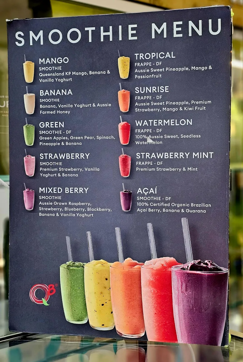Menu, Barangaroo Espresso