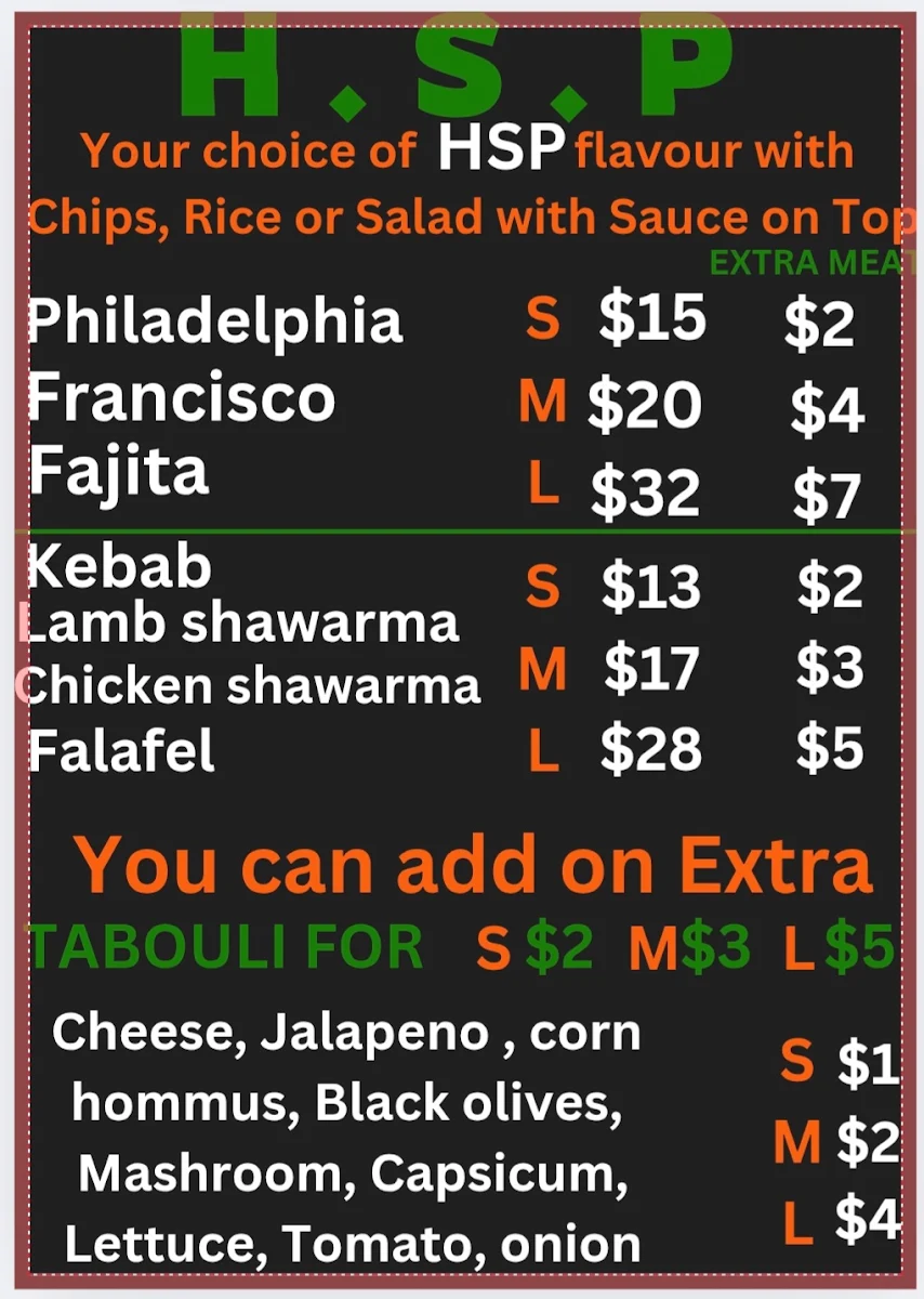 Menu photo 1