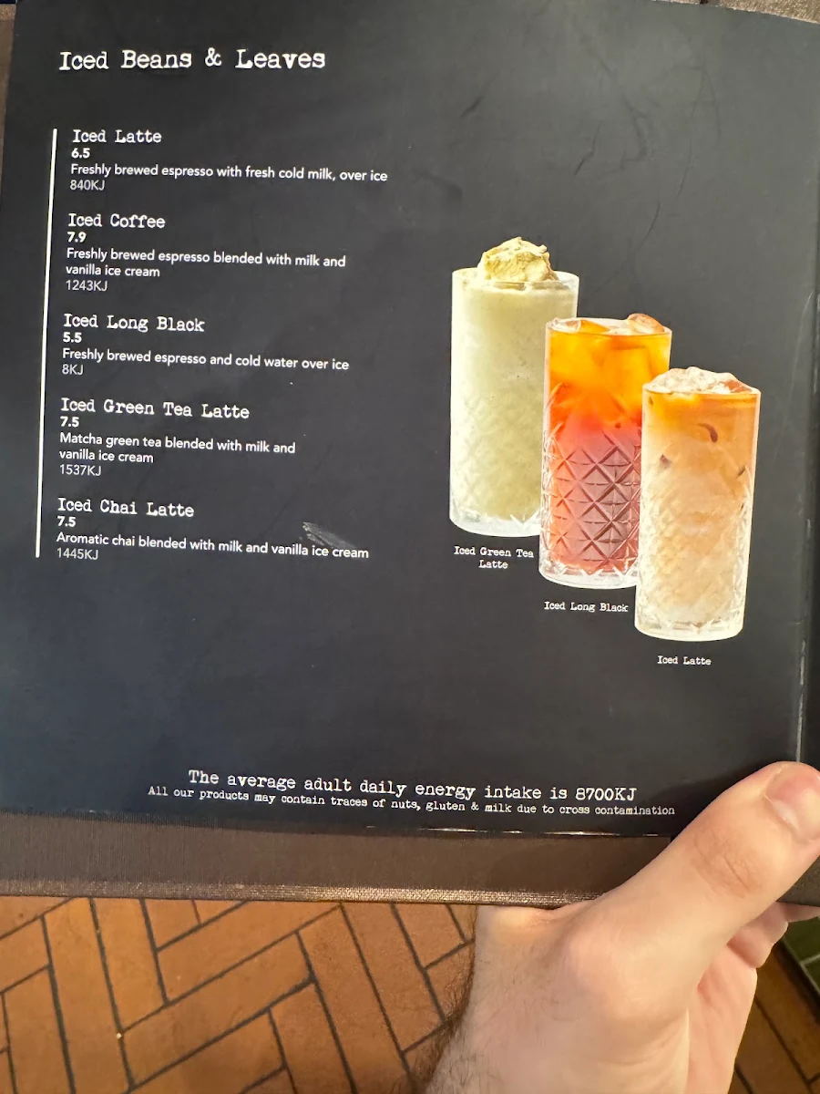 Menu, Oliver Brown