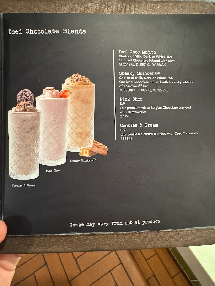 Menu, Oliver Brown