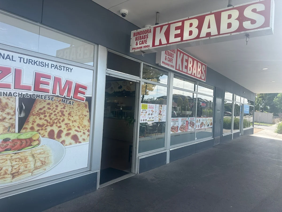 Menu, Bundoora Kebab House