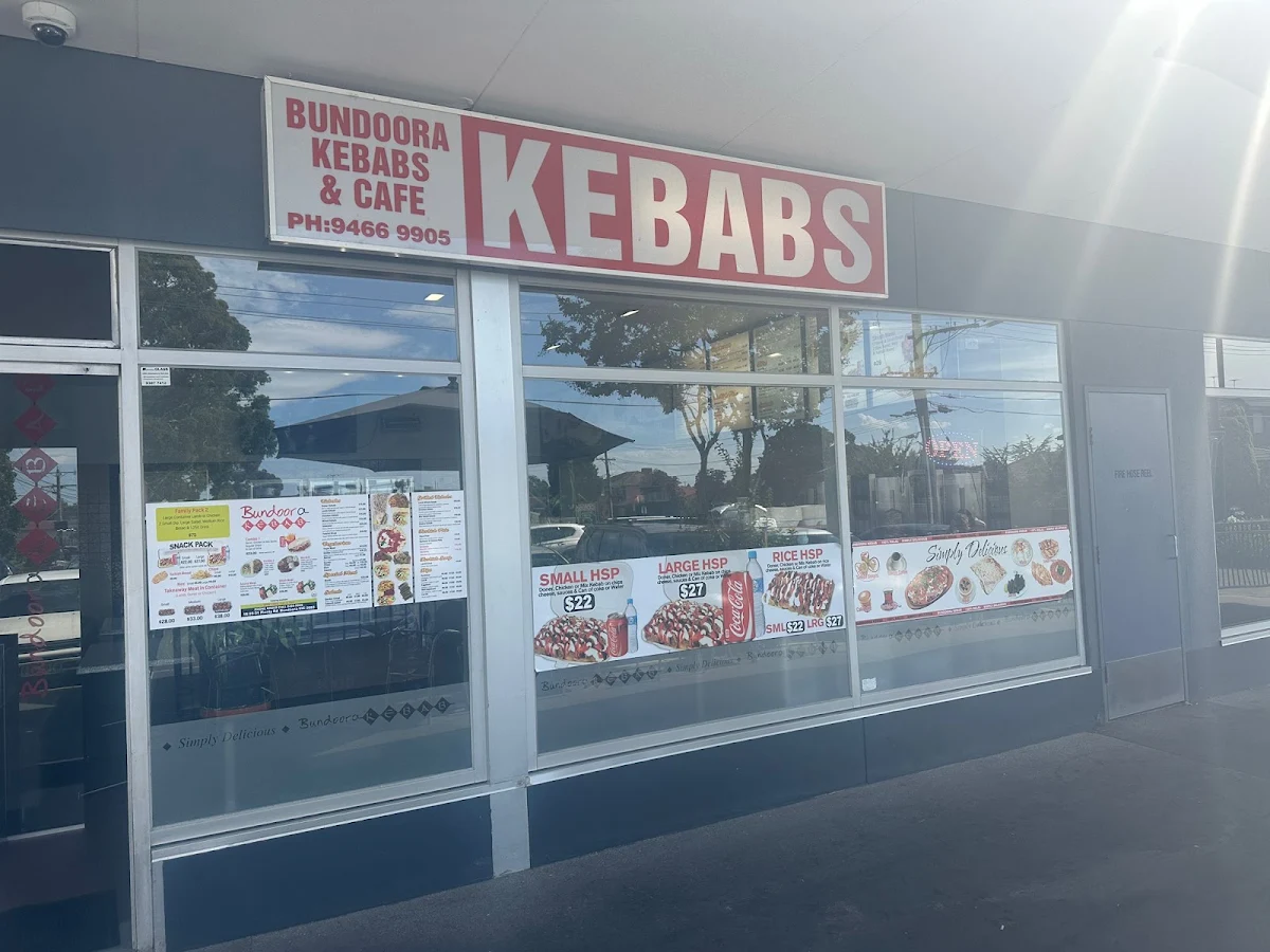 Menu, Bundoora Kebab House