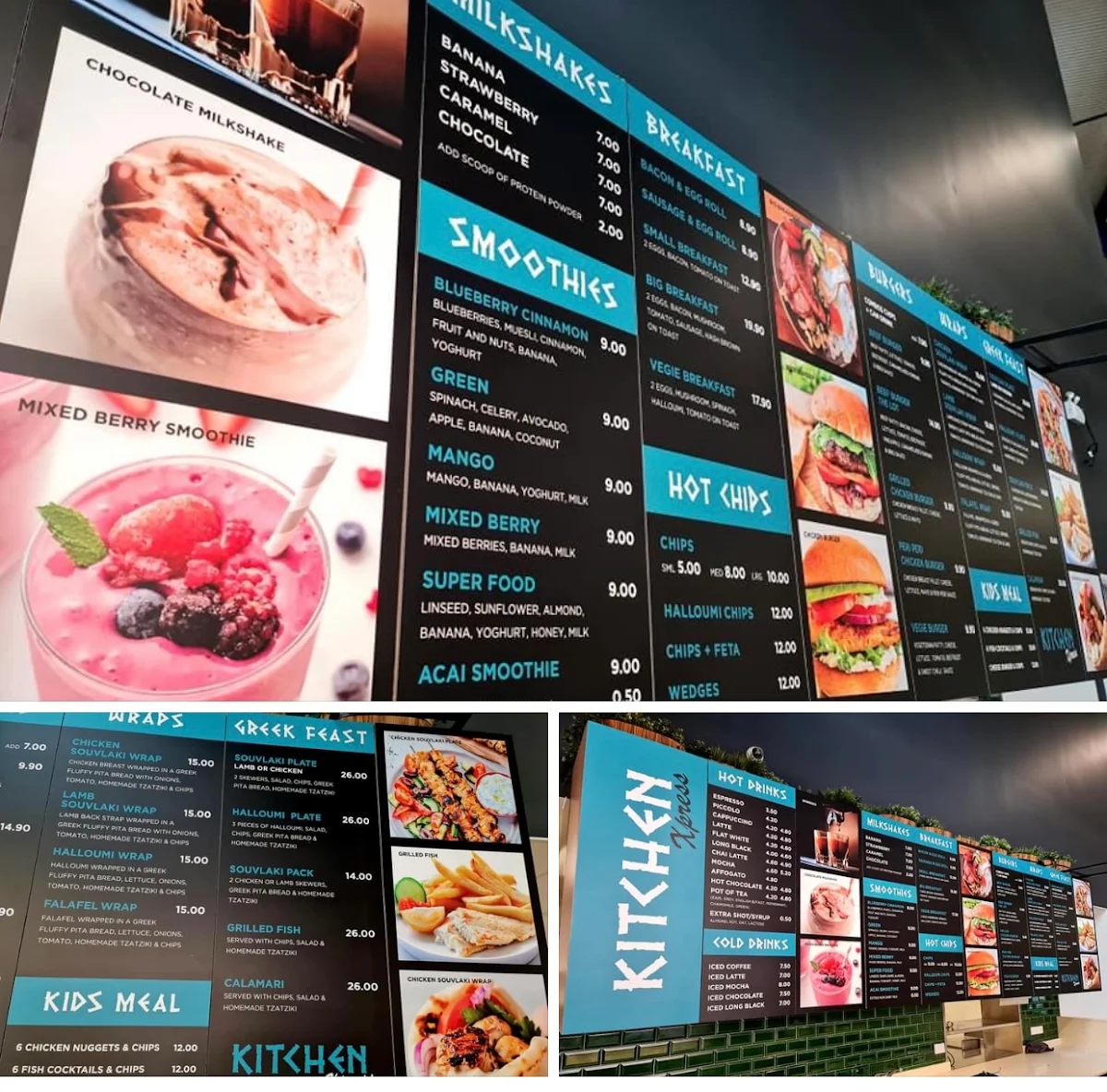 Menu, PCYC CAFE WAITARA\ HORNSBY