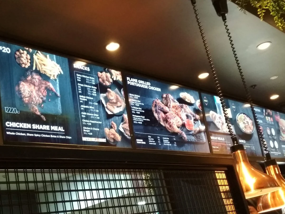 Menu, Oporto Waterloo