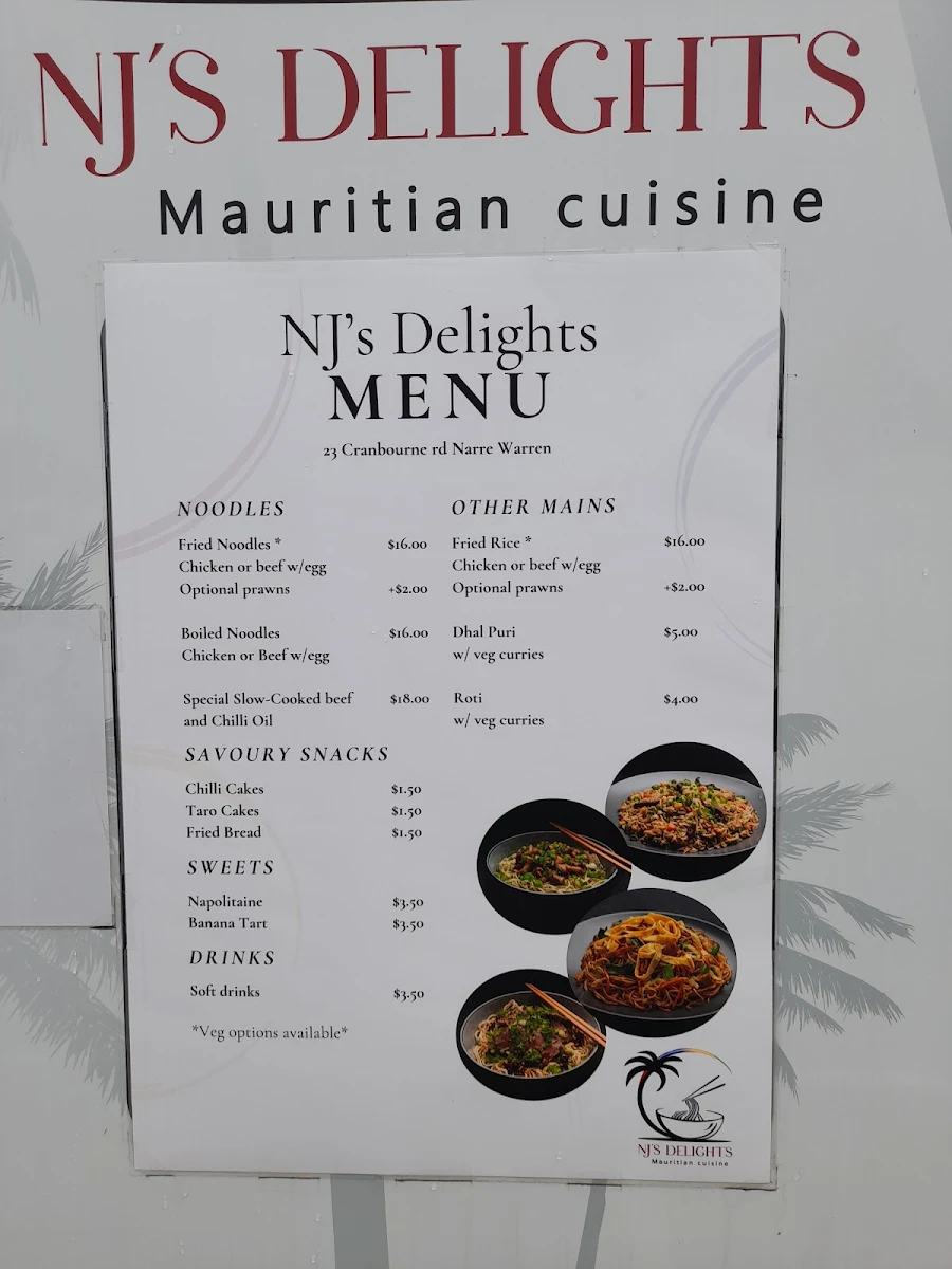 Nj's Delights - Mauritian Cuisine cover