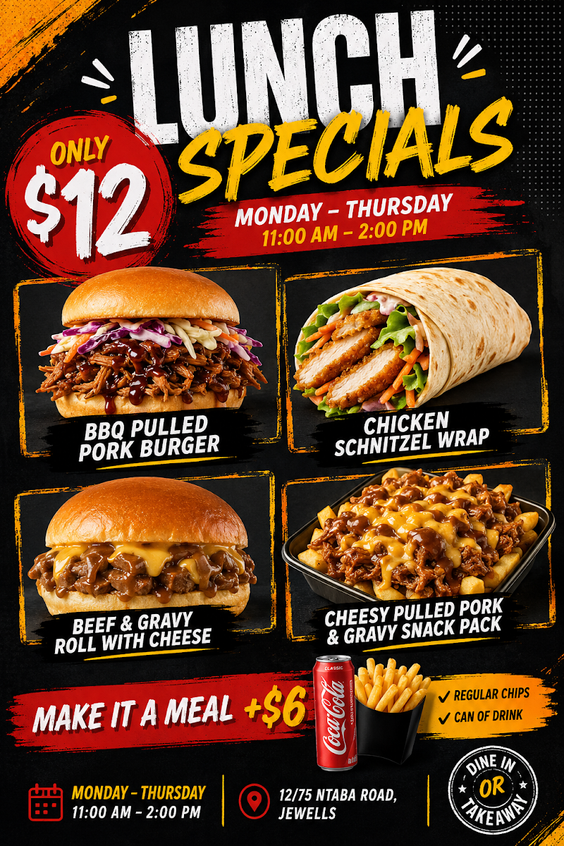 Menu, The Flames House Burger Fish & Fries