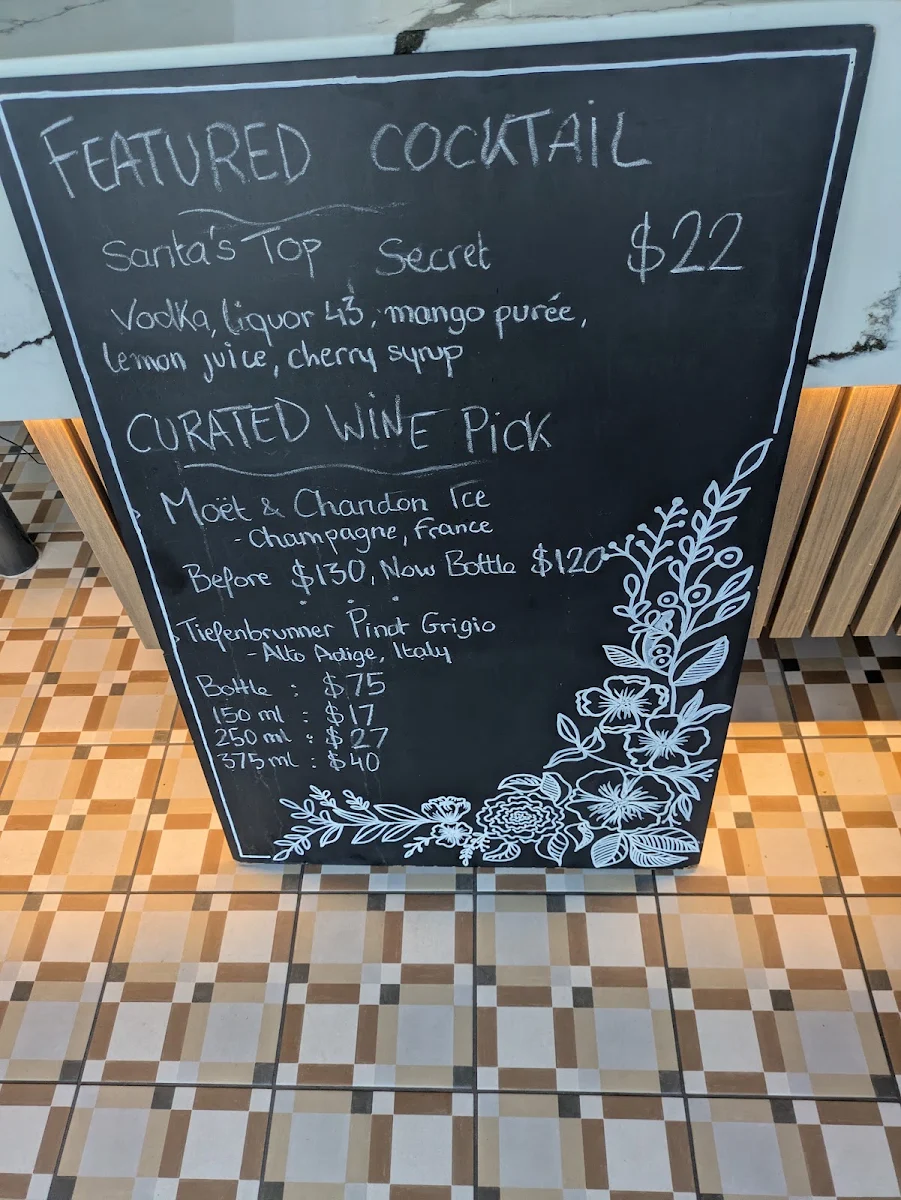 Menu, Ela Modern Bistro