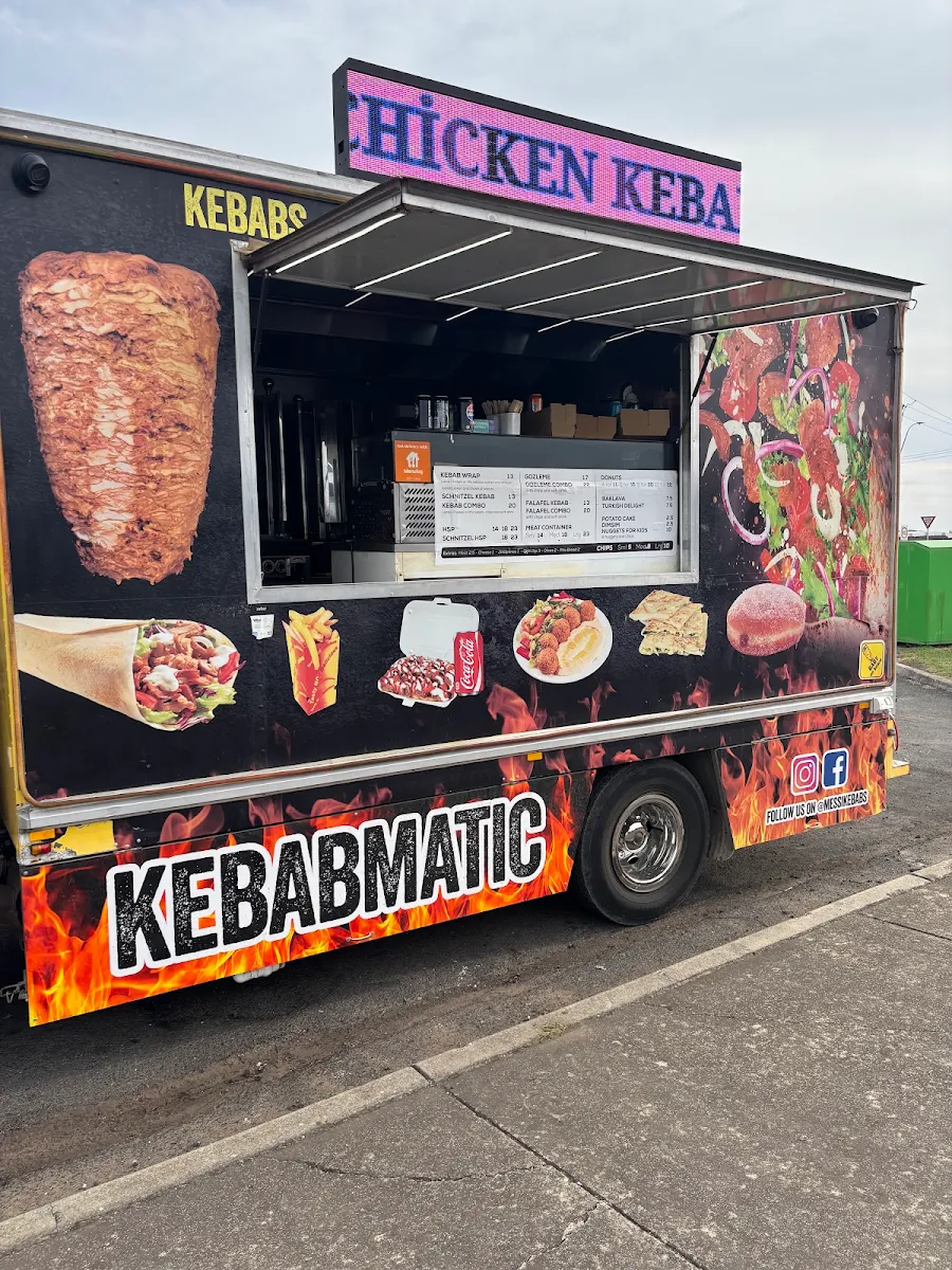 Menu, KEBAB MATİC Donnybrook( messi kebabs)