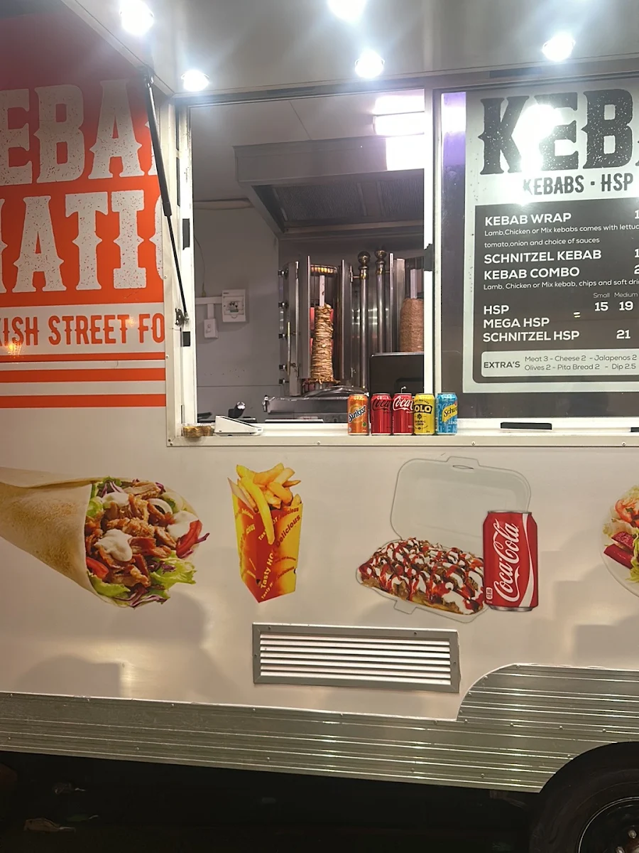 Menu, KEBAB MATİC Donnybrook( messi kebabs)