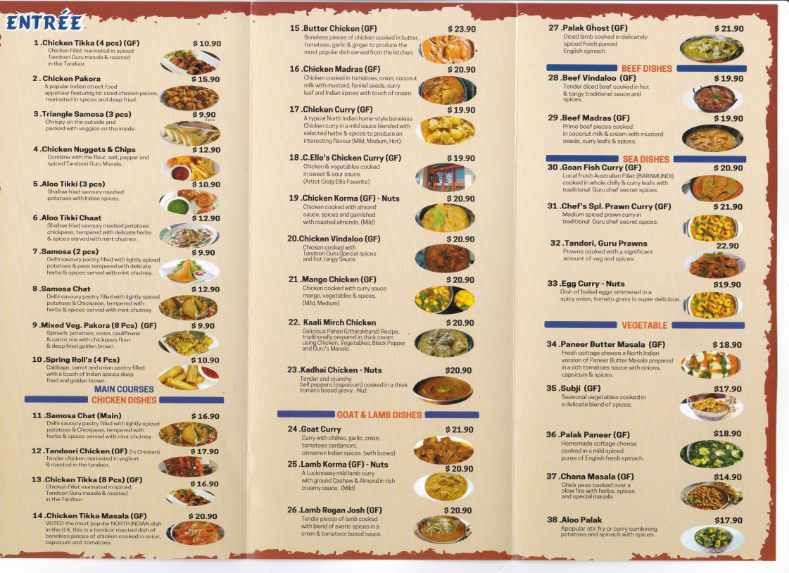 Menu photo 1
