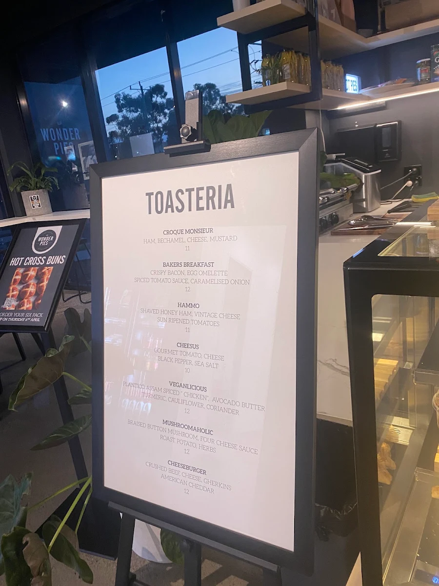 Menu, Wonder Pies