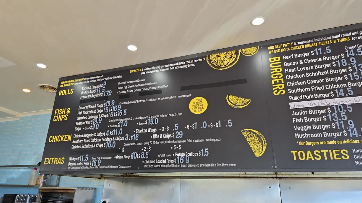 Menu, Lemontree Cafe and Takeaway